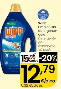 Wipp - Detergente Gel Limpio&Liso