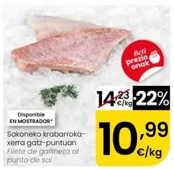 Filete De Gallineta Al Punto De Sal