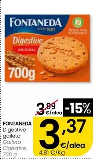 Fontaneda - Galleta Digestive