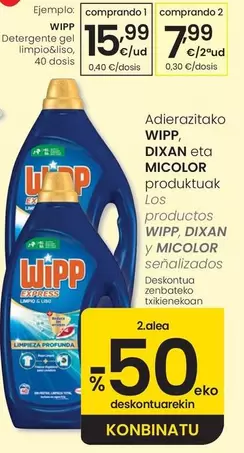 Wipp - Detergente Gel Limpio&Liso