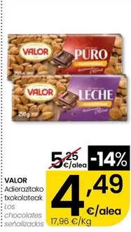 Valor - Los Chocolates Señalizados 