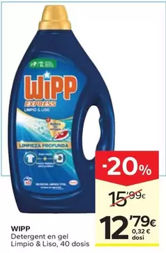 Wipp - Detergent En Gel Limpio & Liso