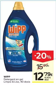 Wipp - Detergent En Gel Limpio & Liso
