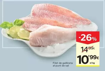 Filet De Gallineta Al Punt De Sal