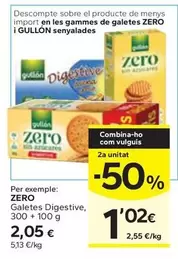 Gullón - Zero Galetes Digestive