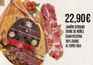 Torre de Núñez - Jamon Serrano Gran Reserva 50% Duroc