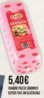 elpozo - Fiambre Paleta Sandwich