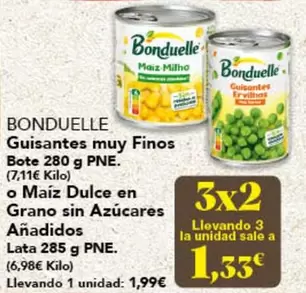Bonduelle - Guisantes Muy Finos Bote