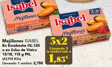 Isabel - Mejillones