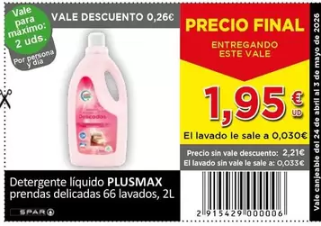 Dia - Detergente Líquido Prendas Delicadas 66 Lavados