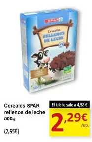 Spar - Cereales Rellenos De Leche