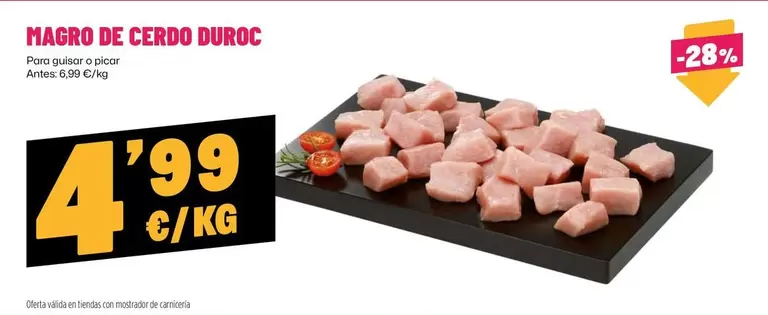 duroc - Magro De Cerdo Duroc