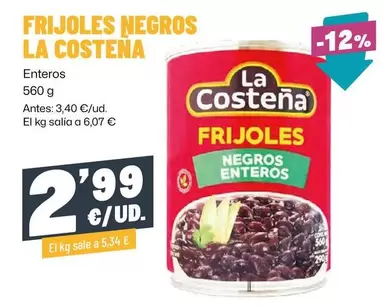 la costeña - Frijoles Negros