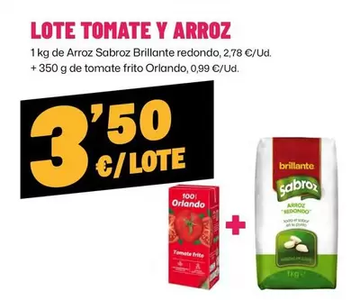 Brillante - Lote Tomate Y Arroz