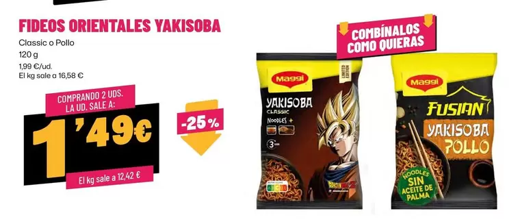 Nestlé - Fideos Orientales Yakisoba
