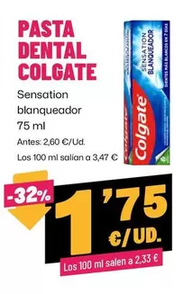 Colgate - Dental Sensation Blanqueador