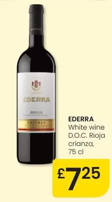 Ederra - White Wine D.O.C. Rioja Crianza