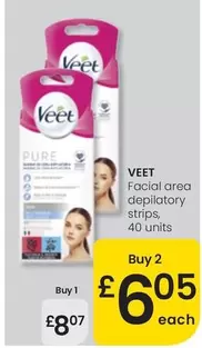 Veet - Facial Area Depilatory Strips