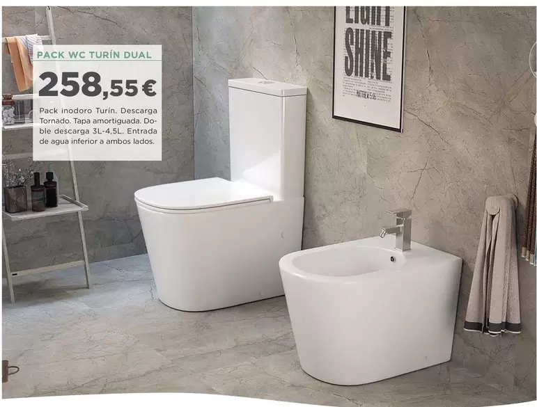 Pack Wc Turín Dual