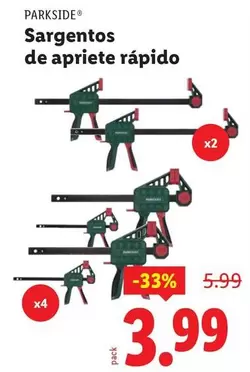 Parkside - Sargentos De Aeriete Rápido