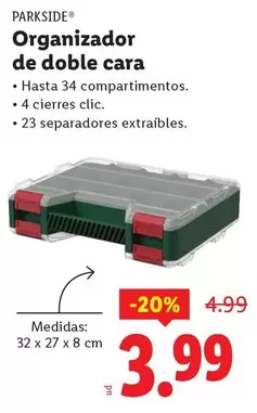 Parkside - Organizador De Doble Cara