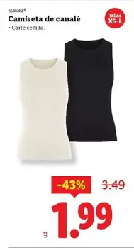 Esmara - Camiseta De Canalé 