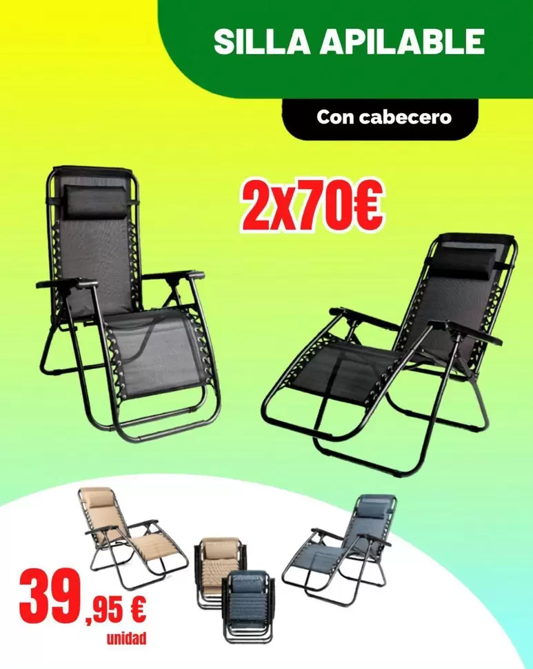 Silla Apilable