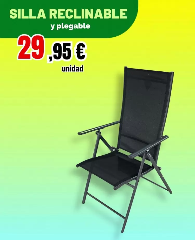 Silla Reclinabile Y Plegable