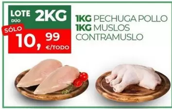Pechuga Pollo, Muslos, Contramuslos