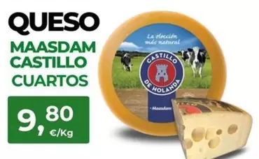 Castillo - Queso Maasdam Cuartos