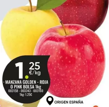 Manzana Golden Roja O Pink