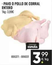 Pavo O Pollo De Corral Entero