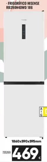 Hisense - Frigorificio Rb390n4dwd