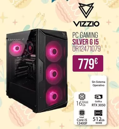 Vizzio - PC Gaming Silver G I5