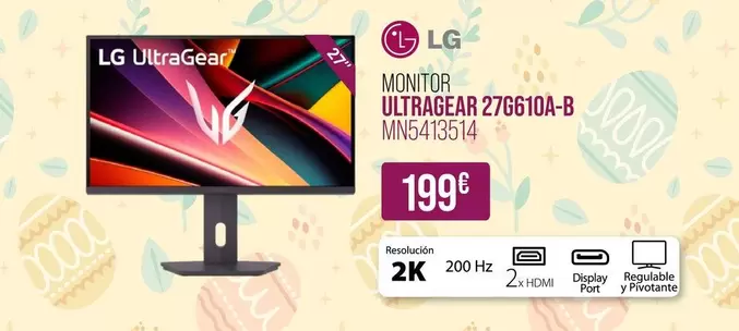 LG - Monitor Ultragear 27G610A-B