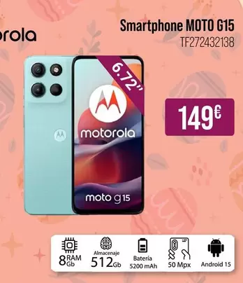 Motorola - Smartphone Moto G15