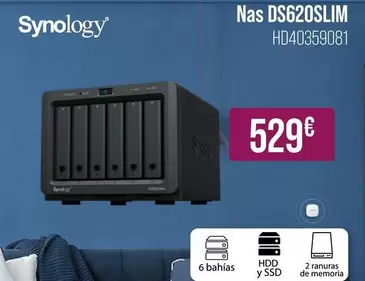 Synology - Nas Ds620slim
