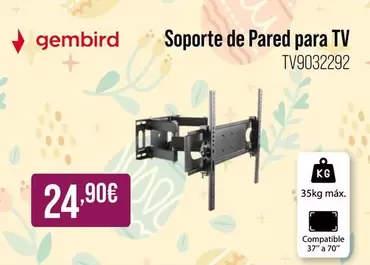 Gembird - Soporte De Pared Para TV
