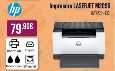 HP - Impresora Laserjet M209D