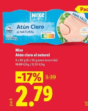 Nixe - Atun Claro Al Natural