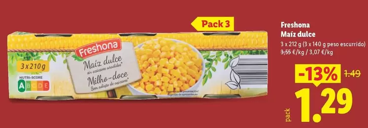 Freshona - Maiz Dulce
