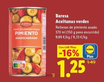 Baresa - Aceitunas Verdes