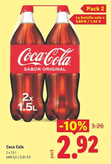 Coca-Cola - 2 X 1,5 L