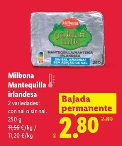 Milbona - Mantequilla Irlandesa