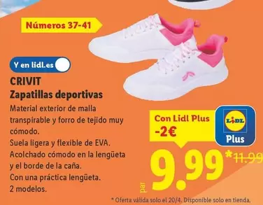 Crivit - Zapatillas Deportivas