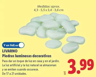 Livarno - Piedras Luminosas Decorativas