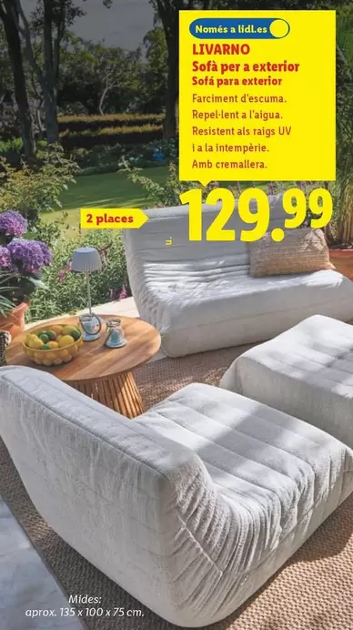 Livarno - Sofa Para Exterior