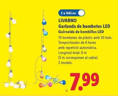Livarno - Guirnalda De Bombillas LED