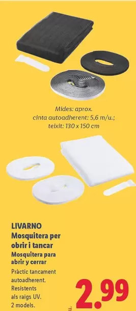 Livarno - Mosquitera Para Abrir Y Cerrar 