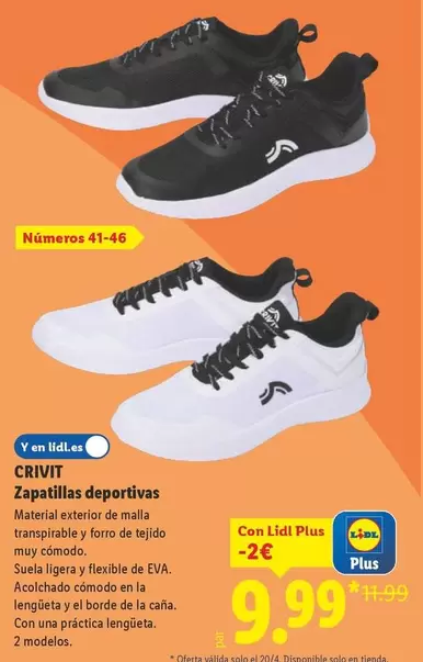 Crivit - Zapatillas Deportivas
